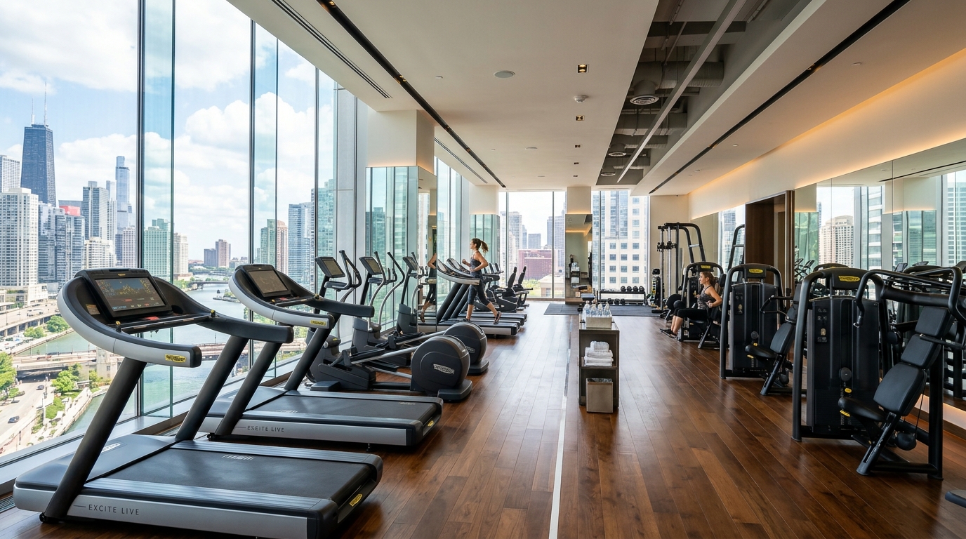 Technogym Panoramic High-Rise Gymnasium